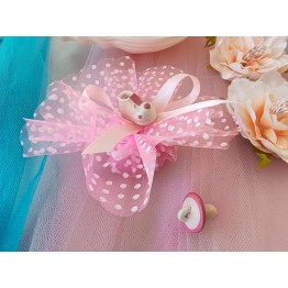 Bomboniera bomboniere in offerta scarpetta e ciuccio rosa